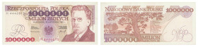 Polish banknotes - Third Polish Republic
POLSKA / POLAND / POLEN / POLOGNE / POLSKO

1.000.000 złotych 1993 seria M 

Złamanie w pionie i złamani...