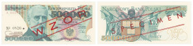 Polish banknotes - Third Polish Republic
POLSKA / POLAND / POLEN / POLOGNE / POLSKO

WZÓR / SPECIMEN 500.000 złotych 1990 seria A - RZADKI 

WZÓR...