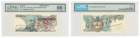 Polish banknotes - Third Polish Republic
POLSKA / POLAND / POLEN / POLOGNE / POLSKO

WZÓR / SPECIMEN. 500.000 złotych 1990 seria A, PMG 66 EPQ 

...