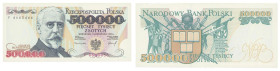 Polish banknotes - Third Polish Republic
POLSKA / POLAND / POLEN / POLOGNE / POLSKO

500.000 złotych 1993 seria F 

Pięknie zachowany.

Conditi...