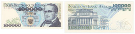 Polish banknotes - Third Polish Republic
POLSKA / POLAND / POLEN / POLOGNE / POLSKO

100.000 złotych 1993 seria A - RZADKIE 

Poszukiwana seria A...