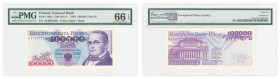 Polish banknotes - Third Polish Republic
POLSKA / POLAND / POLEN / POLOGNE / POLSKO

100.000 złotych 1993 seria AE, PMG 66 

Ostatnia seria w emi...