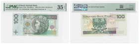 Polish banknotes - Third Polish Republic
POLSKA / POLAND / POLEN / POLOGNE / POLSKO

100 złotych 1994 seria AW, PMG 35 EPQ 

Egzemplarz w grading...