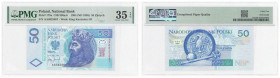 Polish banknotes - Third Polish Republic
POLSKA / POLAND / POLEN / POLOGNE / POLSKO

50 złotych 1994 londyńska seria AA, PMG 35 EPQ - RZADKIE 

B...