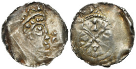 Medieval coins - World
GERMANY / ENGLAND / CZECH / GERMAN / GREAT BRITIAN / Scandinavia / Skandinavien

Germany, Upper Lorraine. Denar 11th century...