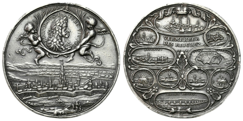 Austria
Austria. Leopold I (1657-1705). Victory Medal 1686, silver 
AW: Widok ...