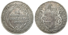 Austria
Austria, Maria Theresa (17401780). Thaler (Taler) 1767 SC, Gnzburg 

Ciemna patyna, obiegowy stan zachowania.

Details: 27,83 g Ag 
Cond...