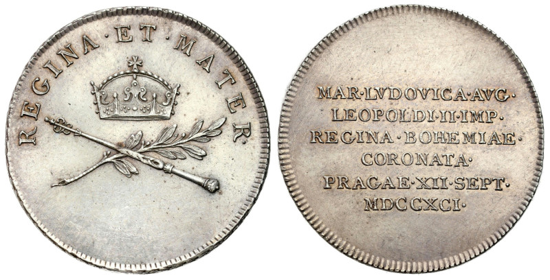 Austria
Austria. Coronation token - Francis I 1792, Frankfurt 

Pięknie zacho...