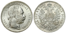 Austria
Austria. Franz Joseph I (18481916). 1 florin 1880, Vienna 

Pięknie zachowany egzemplarz, połysk.

Details: 12,39 g Ag 
Condition: 1/1- ...