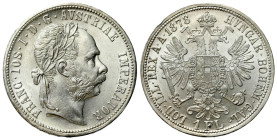 Austria
Austria. Franz Joseph I (18481916). 1 florin 1878, Vienna 

Pięknie zachowany egzemplarz, połysk.

Details: 12,39 g Ag 
Condition: 1/1- ...