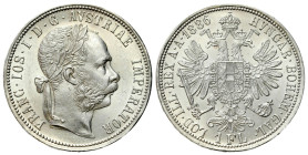 Austria
Austria. Franz Joseph I (18481916). 1 florin 1886, Vienna 

Pięknie zachowany egzemplarz, połysk.

Details: 12,39 g Ag 
Condition: 1/1- ...