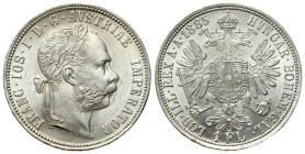 Austria
Austria. Franz Joseph I (18481916). 1 florin 1885, Vienna 

Pięknie zachowany egzemplarz, połysk.

Details: 12,39 g Ag 
Condition: 1/1- ...