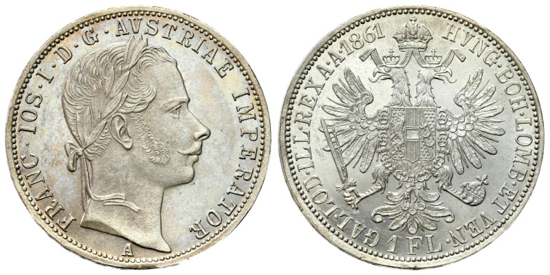 Austria
Austria. Franz Joseph I (18481916). 1 florin 1861, Vienna 

Pięknie z...