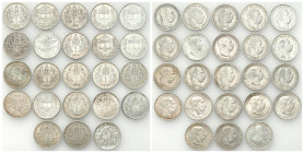 Austria
Austria, Hungary. 1 crown 18931916, set of 23 

Monety w stanie od 2+ do 3-

Details: 113,55 g Ag 
Condition: 2+/3- (EF+/VF-)