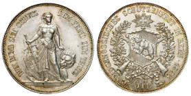 Switzerland
Switzerland. 5 francs 1885, Bern, Rifle Festival 

Bardzo ładnie zachowane, patyna.

Details: 25 g Ag 
Condition: 2 (EF) 
Literatur...