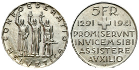 Switzerland
Switzerland. 5 francs 1941 B, Bern 

Wybite z okazji 650 rocznicy Konfederacji Szwajcarskiej.Bardzo ładnie zachowany egzemplarz. Delika...