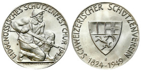 Switzerland
Switzerland. Medal 1949 - Shooting Festival, Bern - BEAUTIFUL 

Blask menniczy, pięknie zachowany.

Details: 15,30 g Ag 
Condition: ...
