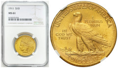 USA
USA. $10 dollars 1911 Indian, Philadelphia NGC MS61 - BEAUTIFUL 

Pięknie zachowany egzemplarz co zostało docenione przez firmę NGC notą MS61....