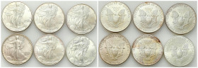 USA
USA. 1 Dollar 1999-2016, Set of 6 - SILVER INVESTMENT PACK 

Piękne, mennicze egzemplarze.Pakiet inwestycyjny srebra o masie 6 uncji.

Detail...