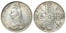 Great Britain
Great Britain, Victoria (1837-1901). 4 shillings (2 florins) 1890, London 

Resztki połysku.

Details: 22,61 g Ag 
Condition: 3 (V...