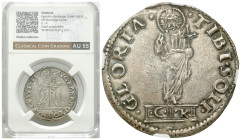 Italy/Vatican
Italy, Venice. Agostino Barbargio (1486-1501). Mocenigo o Lira C-K, CCG AU55 

Moneta w slabie CCG z notą AU55.

Details: 6,37 g 33...
