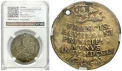 Italy/Vatican
Italy, Venice. Francesco Loredan (1752-1762). Osella 1755, CCG VF35 

Moneta w slabie CCG z notą VF35.Na godzinie 12 otwór po zawiesz...