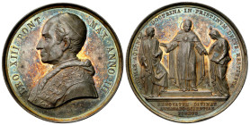 Italy/Vatican
Vatican. Medal Annualny Leo XIII 1880, ANNO III (Year 3 of the Pontificate) 
AW: LEO XIII PONT MAX ANNO III
RW: THOMAE AQVIN DOCTRINA...