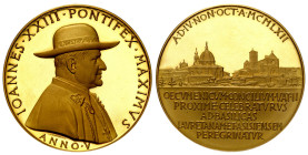 Italy/Vatican
Vatican. John XXIII (1881-1959-1963). Medal 1962 - Pilgrimage of the Pope to Loreto and Assisi, gold 

Medal autorstwa Pietro Giampao...