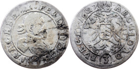 Ferdinand II., 3 Kreuzer 1627, Vienna