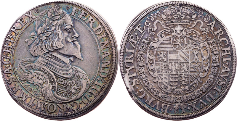 Ferdinand III., 1 Thaler 1649, Graz Category : Habsburg
Ruler/Area : Ferdinand ...