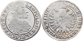 Leopold I., 15 Kreuzer 1662, GH, Breslau
