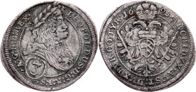 Leopold I., 3 Kreuzer 1693, Vienna
