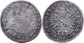 Leopold I., 3 Kreuzer 1701, Prague
