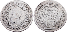 Franz I. Stephan, 20 Kreuzer 1756, P-R, Prague