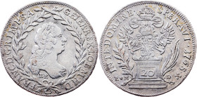 Franz I. Stephan, 20 Kreuzer 1765, EvM-D/BE