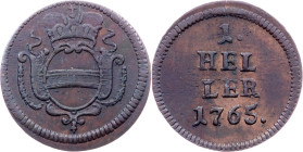 Maria Theresia, 1 Heller 1765, Vienna