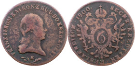 Franz I. (II.), 6 Kreuzer 1800, B, Kremnitz