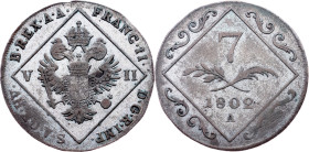 Franz I. (II.), 7 Kreuzer 1802, A, Vienna