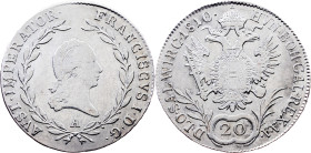 Franz I. (II.), 20 Kreuzer 1810, A, Vienna