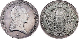 Franz I. (II.), 1 Thaler 1822, A, Vienna
