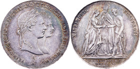 Franz Joseph I., 1 Gulden 1854, Vienna