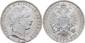 Franz Joseph I., 1 Gulden 1860, A, Vienna