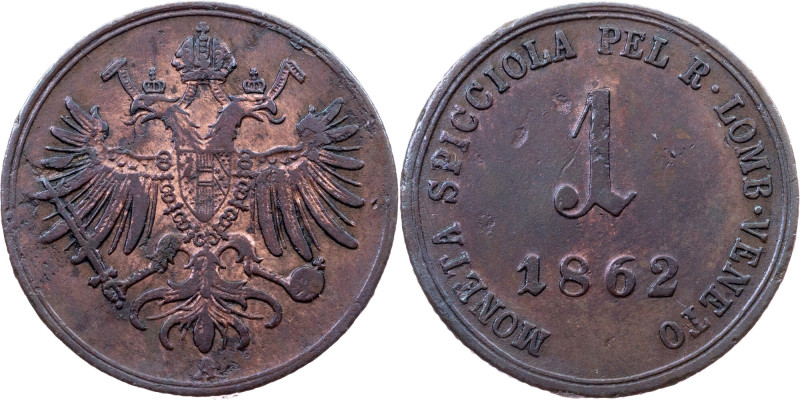 Franz Joseph I., 1 Soldo 1862, A, Vienna Category : Habsburg
Country/Region : K...