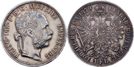Franz Joseph I., 1 Gulden 1879, Vienna