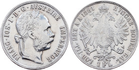 Franz Joseph I., 1 Gulden 1881, Vienna
