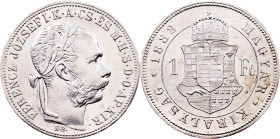 Franz Joseph I., 1 Forint 1883, KB, Kremnitz