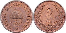 Franz Joseph I., 2 Filler 1903, KB, Kremnitz
