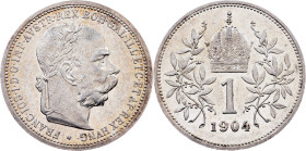 Franz Joseph I., 1 Krone 1904, Vienna