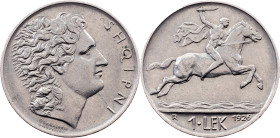Albania, 1 Lek 1926, Rome