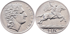 Albania, 1 Lek 1931, London